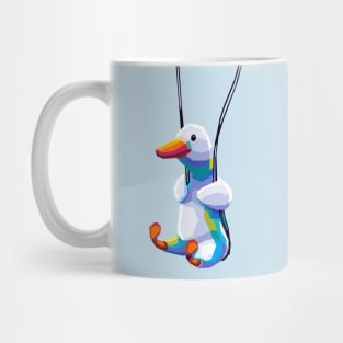 Swinging Duckling Meme Pop Art Mug